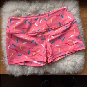 Pink Sprinkle Pattern Women's Shorts